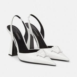Versace La Medusa slingback pumps
